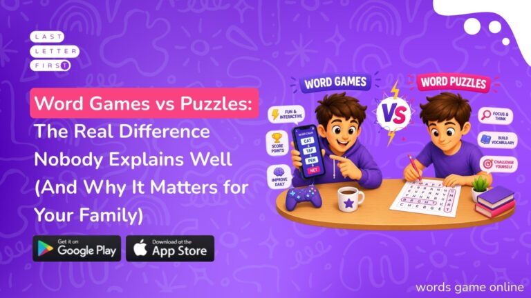 Word Games vs Puzzles