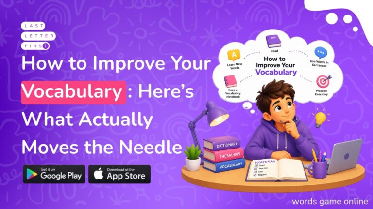 Word game for improve vocabulary