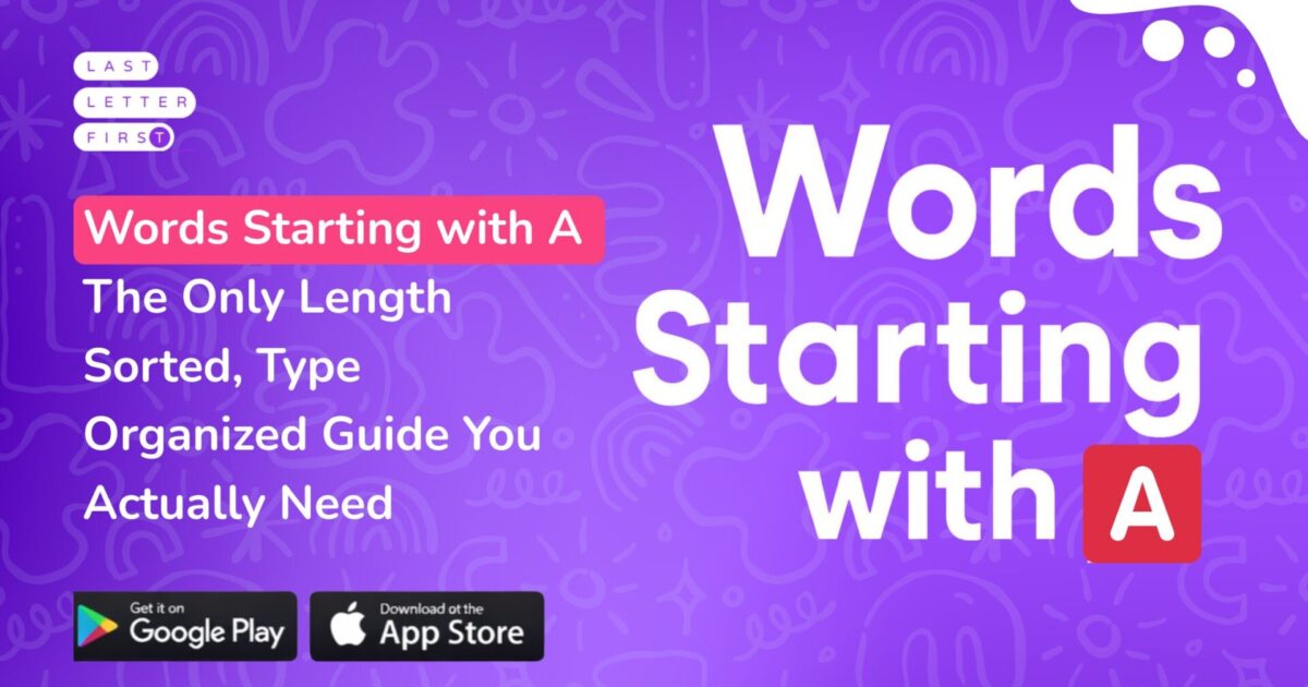 Words starting with A