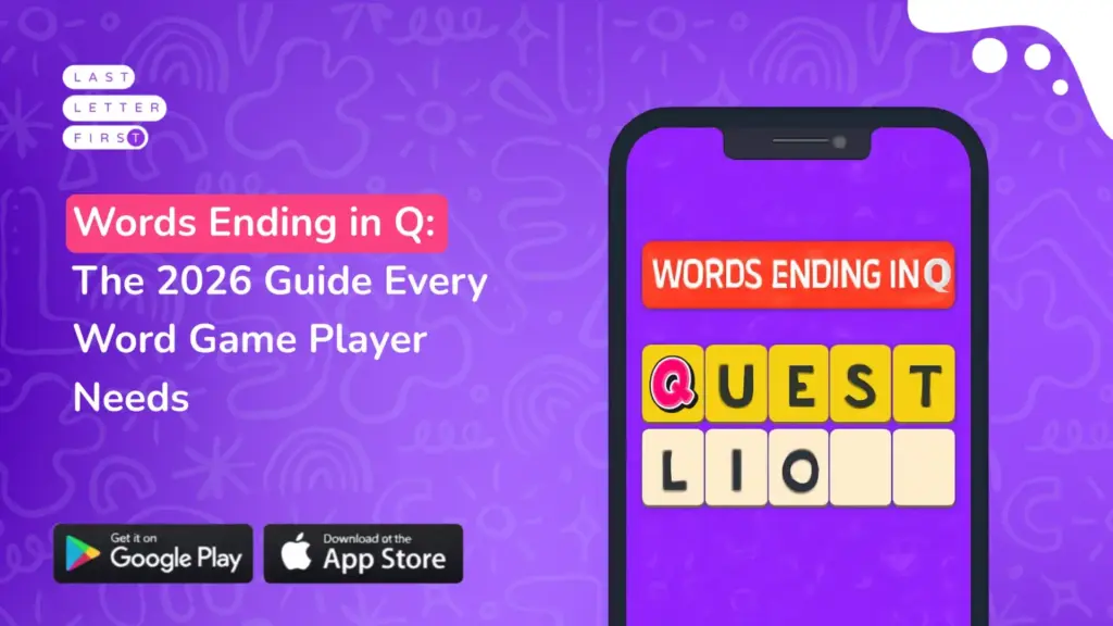 Words Ending in Q