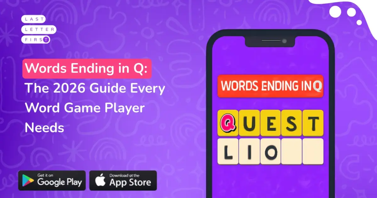 Words Ending in Q