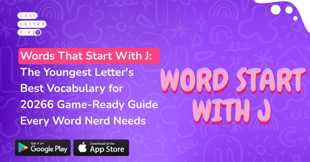 Words That Start With J