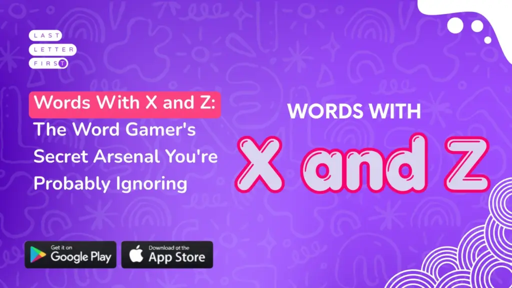 Words With X and Z