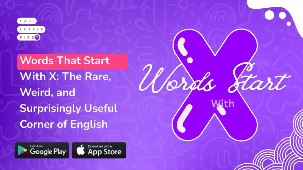 Words That Begin in X