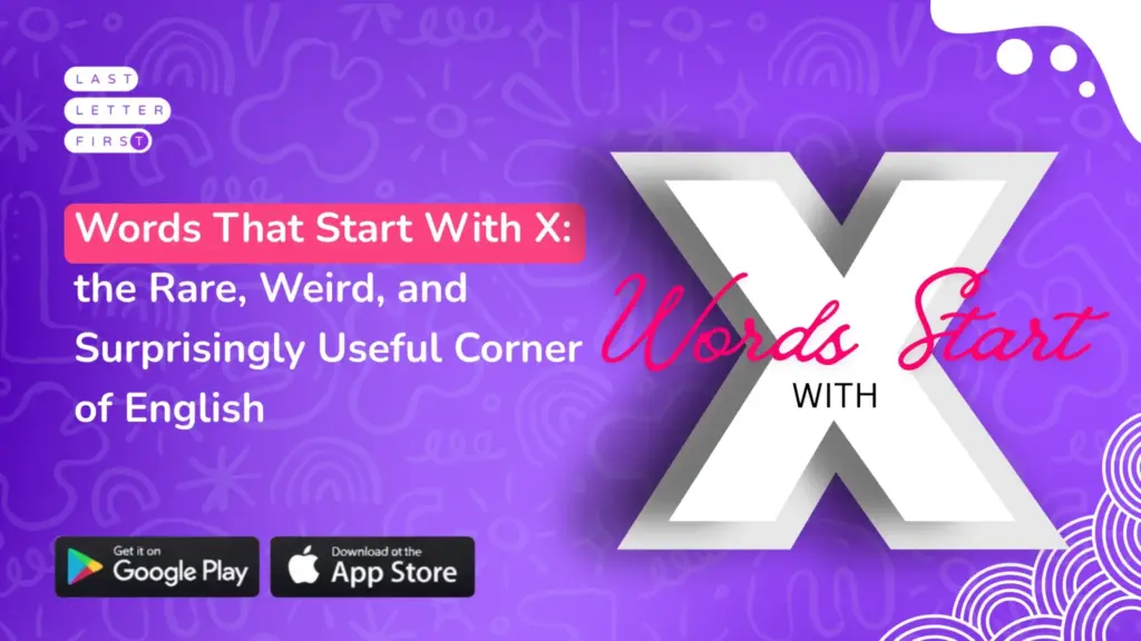 Words That Start With X
