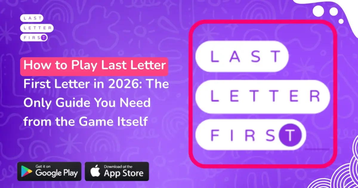 how to play last letter first letter